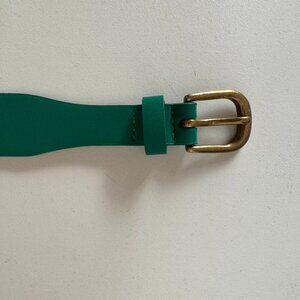 NWOT - Banana Republic Equestrian Waist Belt - M - Kelly Green